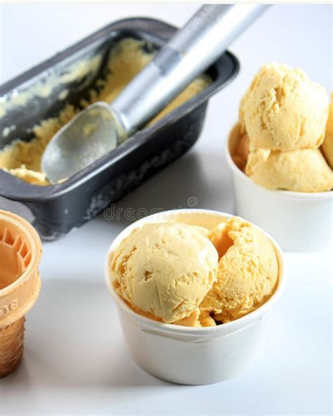 Fresh Durian Ice Cream Dessert Stock Image - Image of bowl, fruits: 238911571