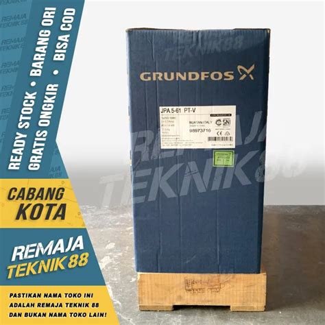 Pompa Air Semi Jet Pump Grundfos Jpa 5 61 Hisap Dalam 61m