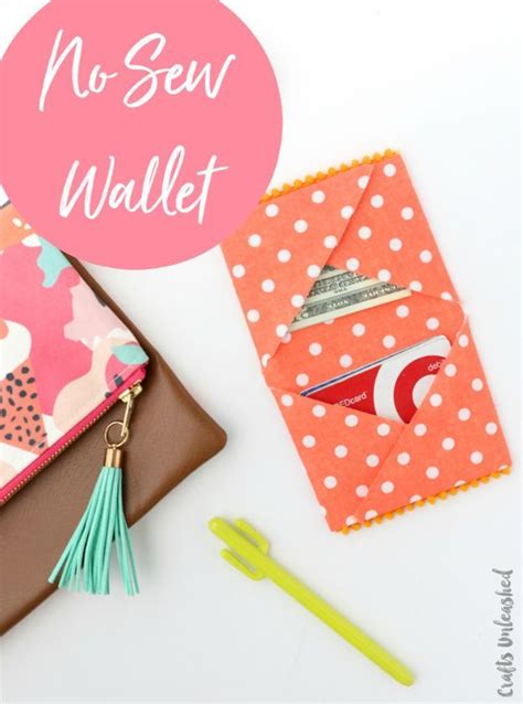 Diy No Sew Wallet