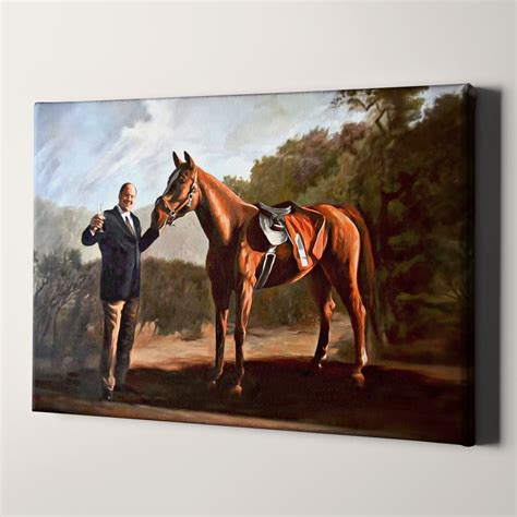 Pie O My Painting The Sopranos Tony with Horse Canvas Wall Prints – Big ...