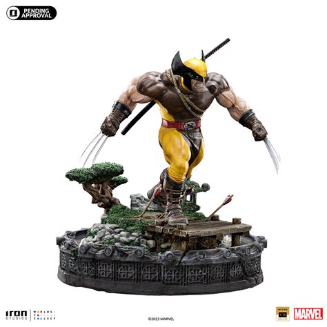 Marvel X Men Wolverine Unleashed Deluxe Scale Statue Iron