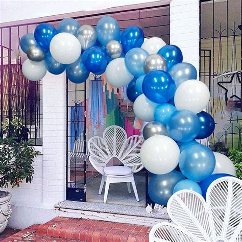 Blue Balloons Garland Kit Arch Pcs