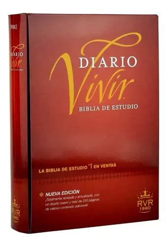 Biblia De Estudio Diario Vivir Reina Valera 1960 Tapa Dura MercadoLibre