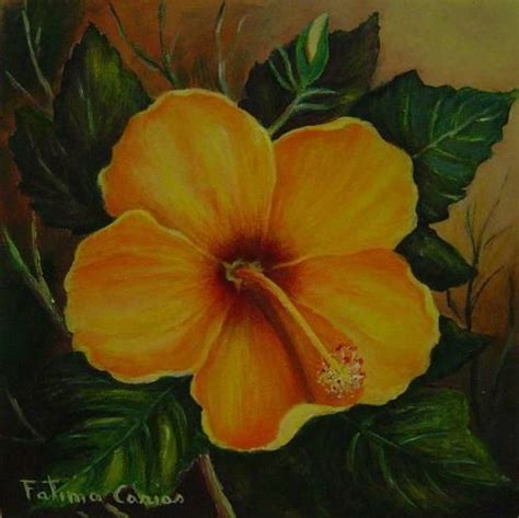 Pin De Augusto Rodrigues Rodrigues Em Pinturas Hibiscus Pintura Em