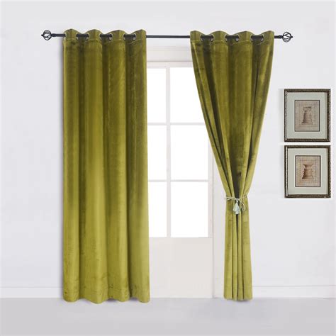 Avocado Green Velvet Curtains Julia Forsyth