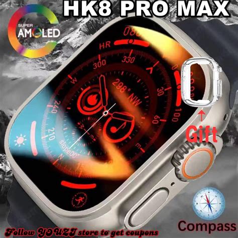 Rel Gio Original Hk Pro Max Ultra Super Inteligente S Rie Amoled