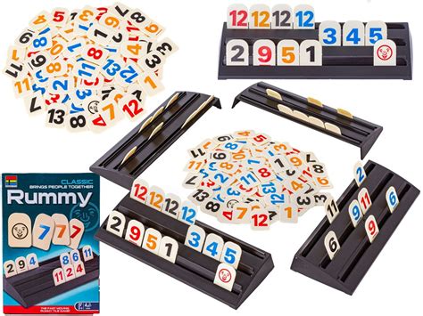 Gra Logiczna Liczbowa Rummy Cub Edukacyjna Gry Planszowe Dla Dzieci