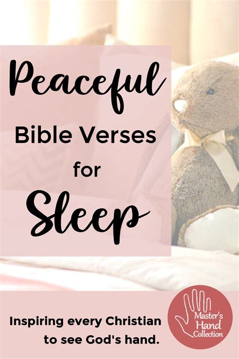 Peaceful Bible Verses For Sleep Artofit