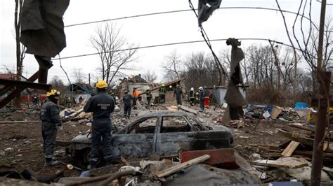 Ukrainians Told To Head To Air Raid Shelters As Sirens Wail Across City