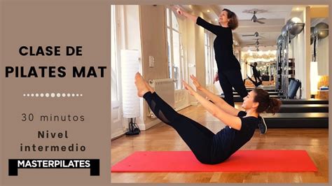 Minutos Pilates Mat Nivel Intermedio Youtube