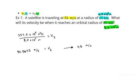 Using Conservation Of Angular Momentum To Find The Velocity Of A