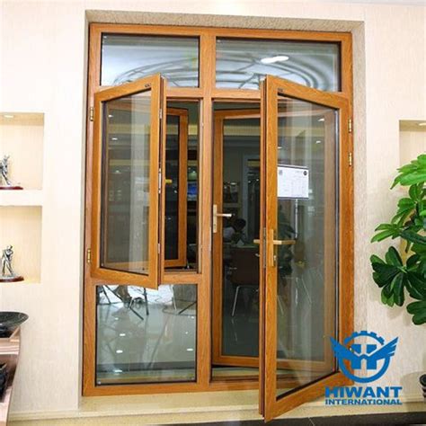 Wood Grain Heat Insulated Aluminium Profile For Combined Type Casement