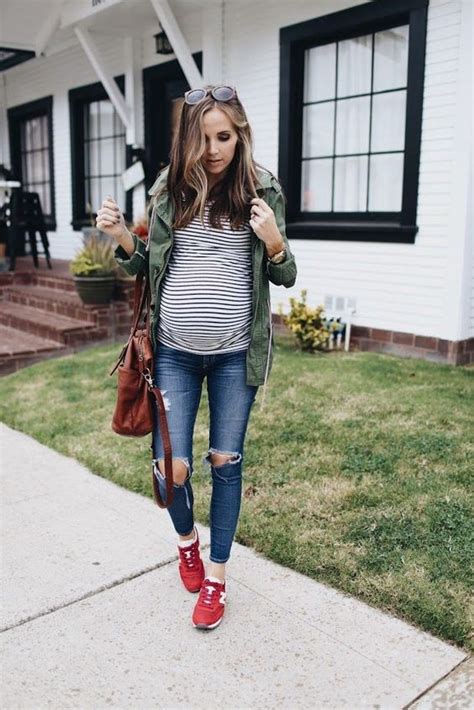 21 Cute Spring Maternity Outfits With A Cozy Feel Styleoholic