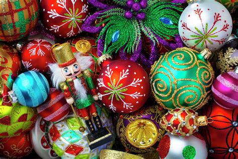 Nutcracker Among Ornaments Photograph By Garry Gay Fine Art America