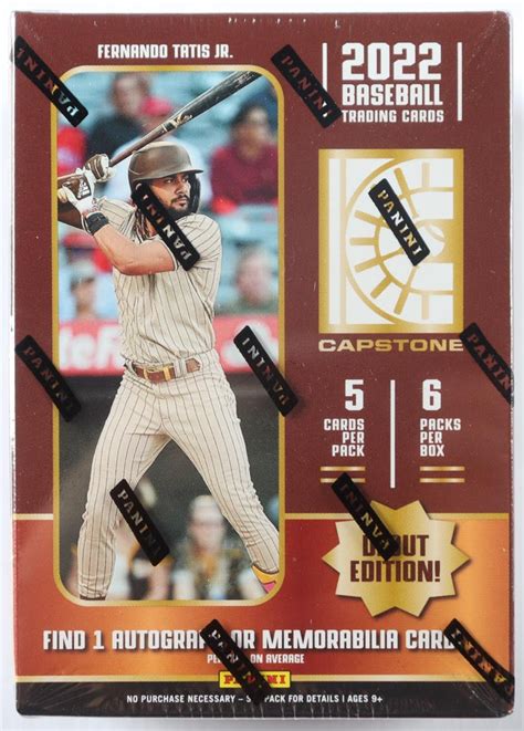 Panini Capstone Baseball Blaster Box With Packs Pristine Auction