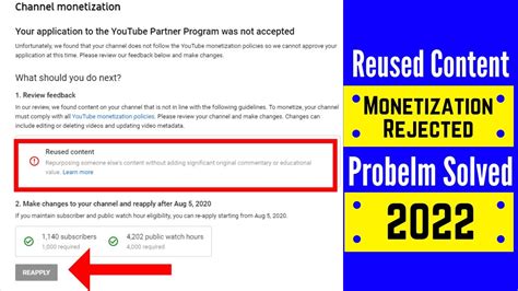 How To Solve Reused Content Problem On Youtube In 2023 Monetization