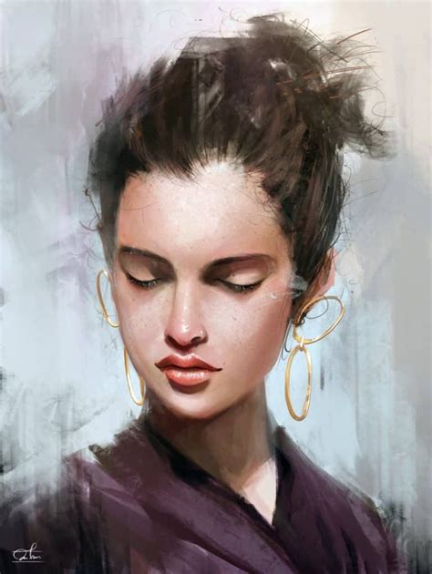 How To Paint These 21 Digital Portraits Step By Step Digital