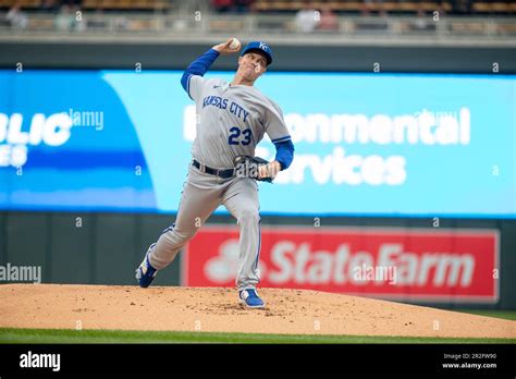 Kansas City Royals Starting Pitcher Zack Greinke Throws To The