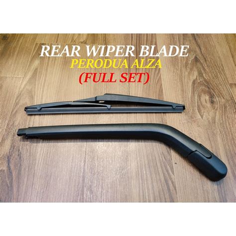 PERODUA ALZA FULL SET REAR WIPER Wiper Blade With Wiper Arm Rear