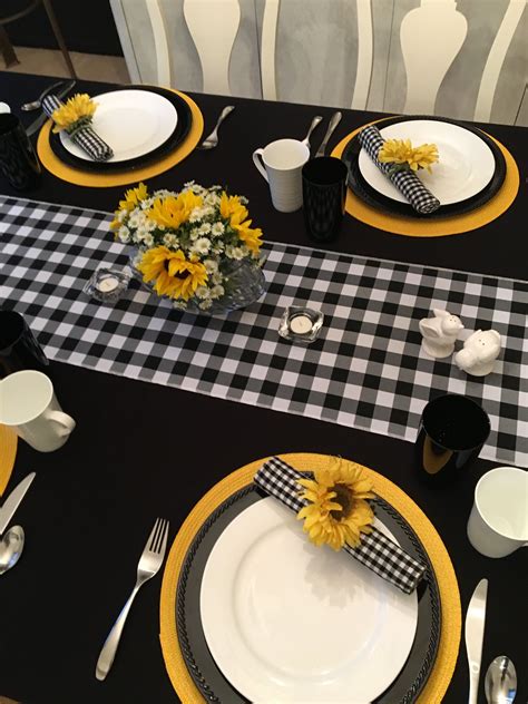 Black Lanterns Buffalo Check Tablescape Artofit