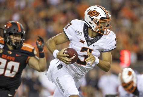 Freshman Qb Sanders Impressive In Oklahoma State Debut The Washington