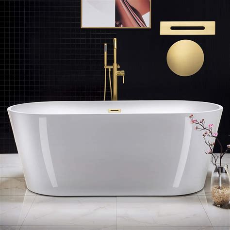 Amazon Woodbridge Acrylic Freestanding Bathtub Contemporary