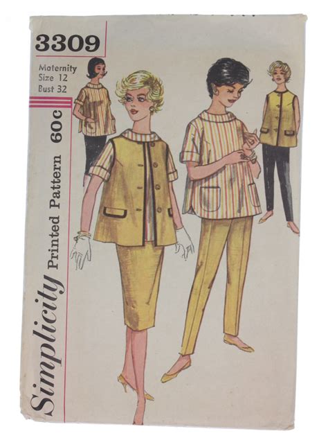 Retro 50s Sewing Pattern Simplicity Pattern No 3309 50s