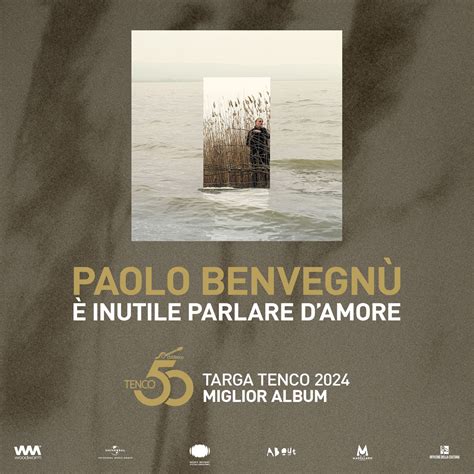 Paolo Benvegnù è il vincitore del Premio Tenco con l album È inutile