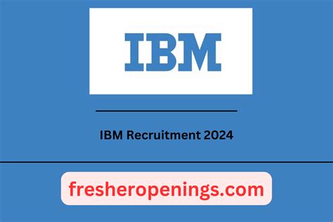 IBM Jobs Drive 2024 Hiring For Freshers Salary Up To 6 4 LPA