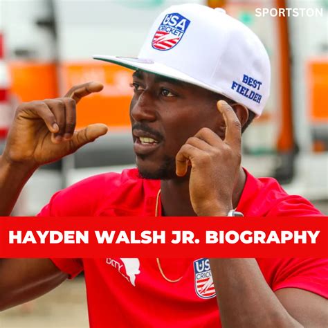 Hayden Walsh Jr Biography Early Life Career Awards And More