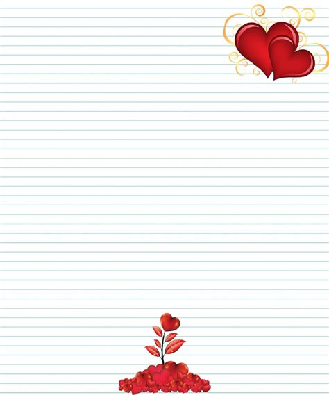 Id E Papier Lettre D Amour A Imprimer