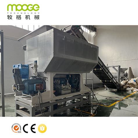 Big Pe Pp Hdpe Ldpe Lump Plastic Shredding Machine Single Shaft