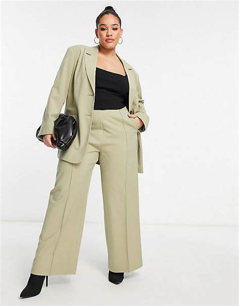 Asos Design Mix And Match Commuter Suit In Sage Asos