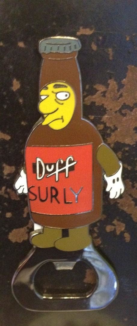 Simpsons Surly Duff Beer Bottle Opener And Fridge Magnet 1795971946