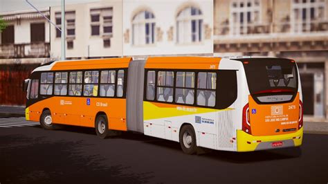 Marcopolo Viale BRT MB O 500MA BlueTec 5 Padrão SJC SP Fases 2 e 4