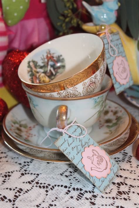 Tea Cup Party Favors Tea Wedding Favors Tea Cups Vintage Tea Cup Party