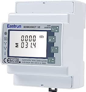 EASTRON SDM630MCT V2 Electricity Meter 1 Or 3 Phase Modbus RS485 RTU