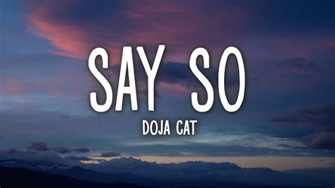 Doja Cat - Say So (Lyrics) Chords - Chordify