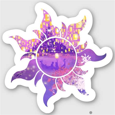 Tangled Lantern Sticker Rapunzel Sticker Etsy Tangled Lanterns