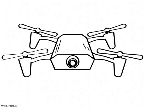 Drone Toy Coloring Page