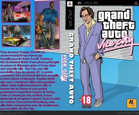 Grand Theft Auto Vice City PSP Box Art Cover By Enzoboss22