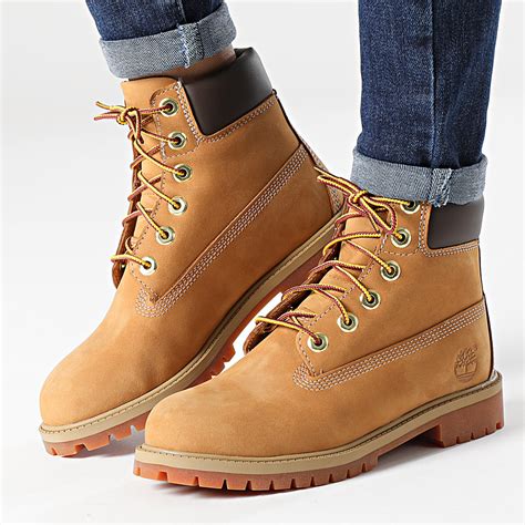 Timberland Boots Femme Icon 6 Inch Premium Boot 12909 Wheat Nubuck