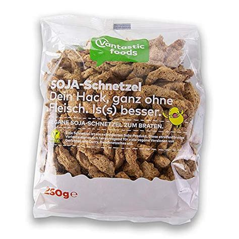 Soja Schnetzel Vegan Vantastic Foods 250 G Amazon De Lebensmittel