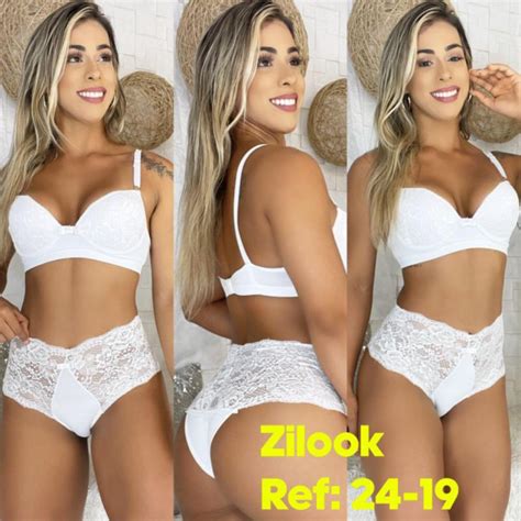 Kit Zilook Conjunto De Lingerie Moda Intima Calcinha Sutia