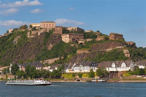 Festung Ehrenbreitstein In Koblenz Koblenz Rhine River Theme Cruises