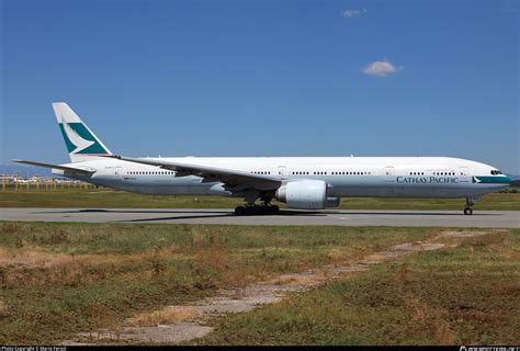 B Kpj Cathay Pacific Boeing Er Photo By Mario Ferioli Id