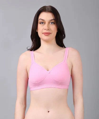 Plain Cotton Hosiery Ladies Pink Padded Bra At Rs 188 Piece In