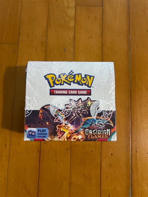 現貨 美版 Ptcg Pokemon Sv3 Ssv3 Sv03 Obsidian Flames Booster Box 興趣及遊戲 玩具