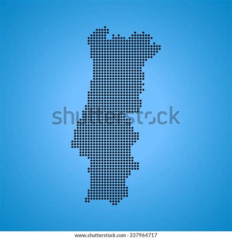 Map Portugal Stock Vector Royalty Free 337964717 Shutterstock