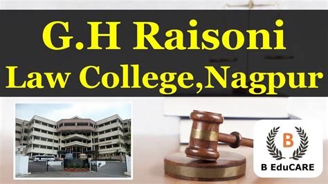 Gh Raisoni Law College Law Nagpur Seats Admission Process